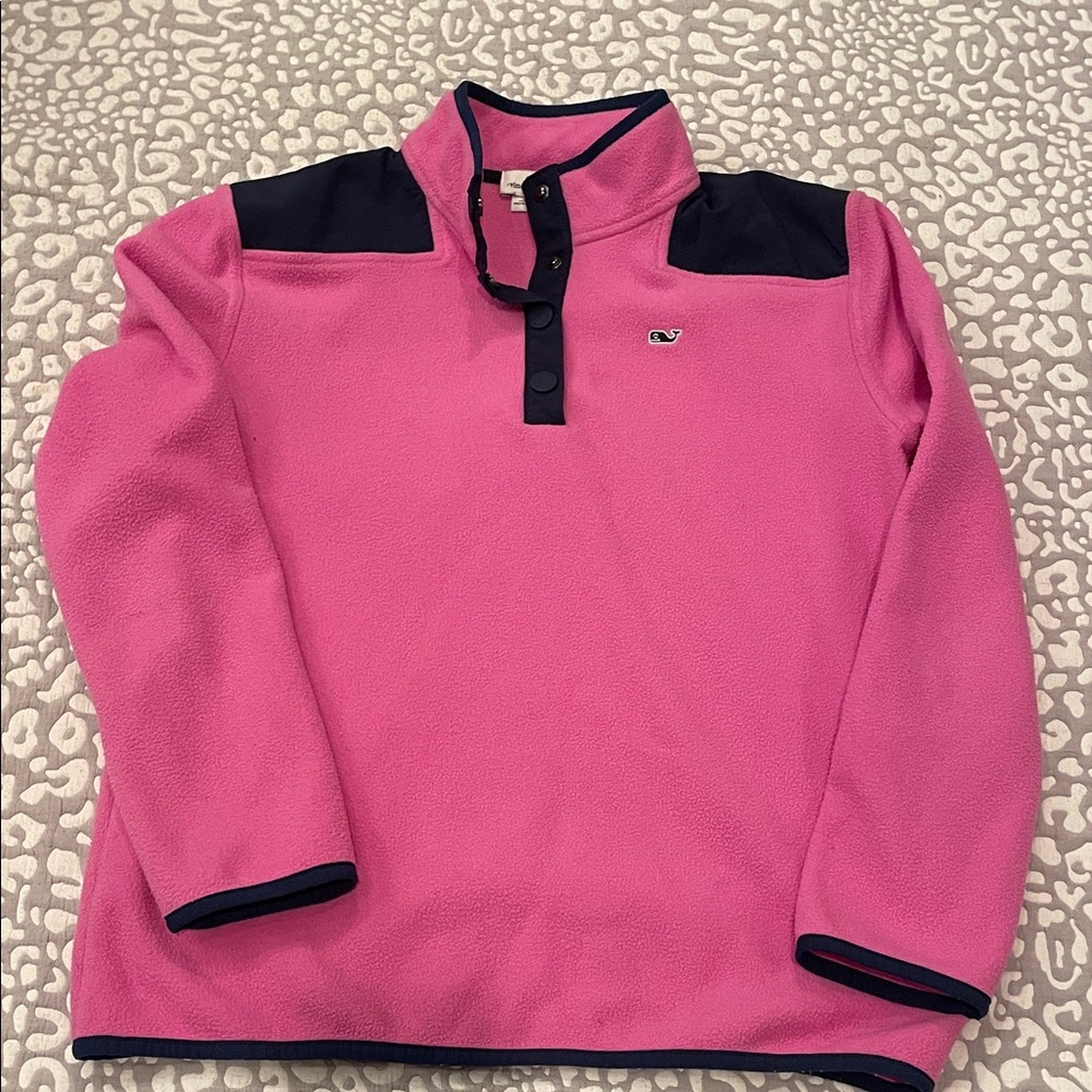 Vineyard Vines Kids Pink and Navy Jacket
